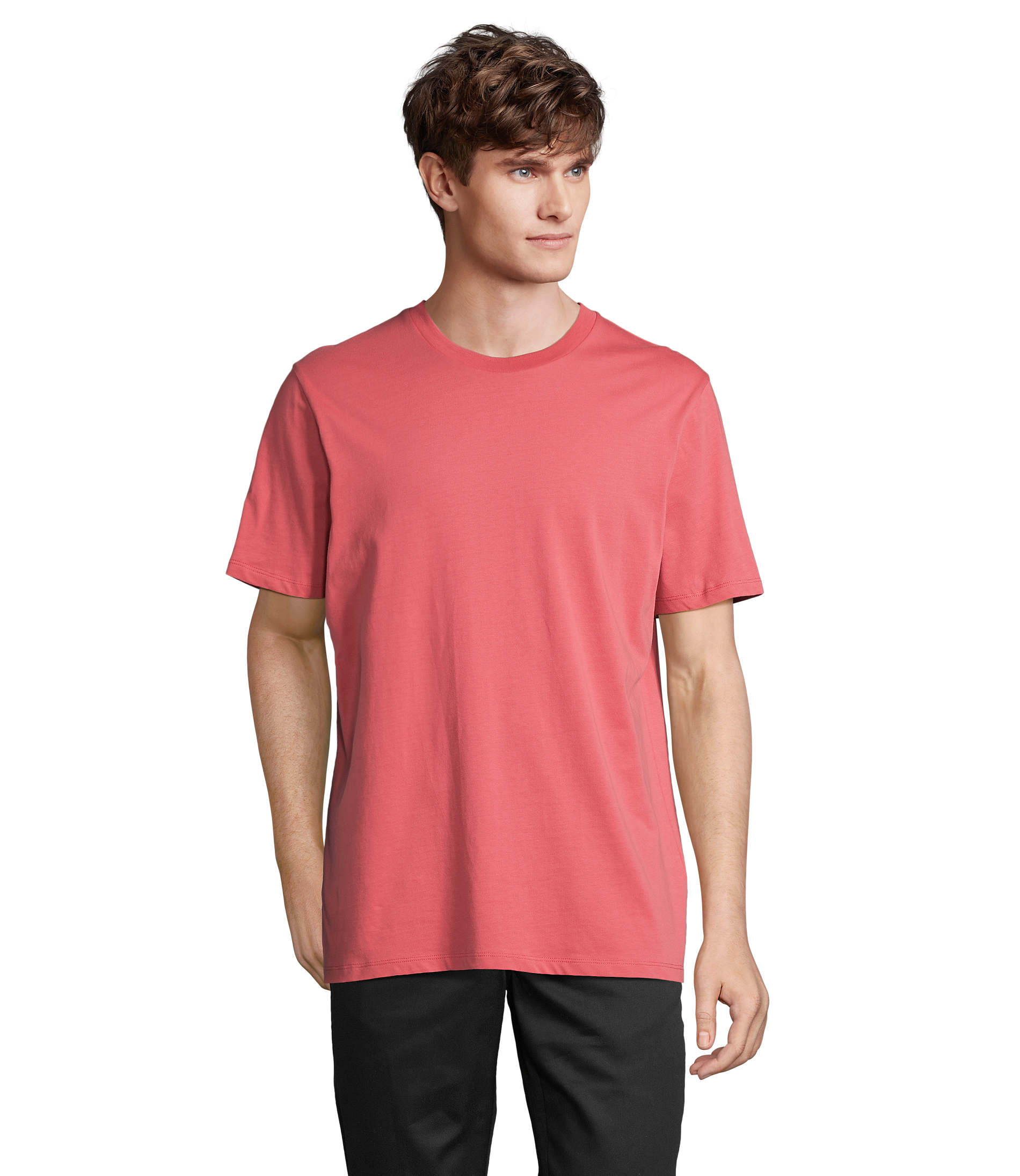 T-shirt promotionnel coton bio 175g LEGEND Folk pink twin